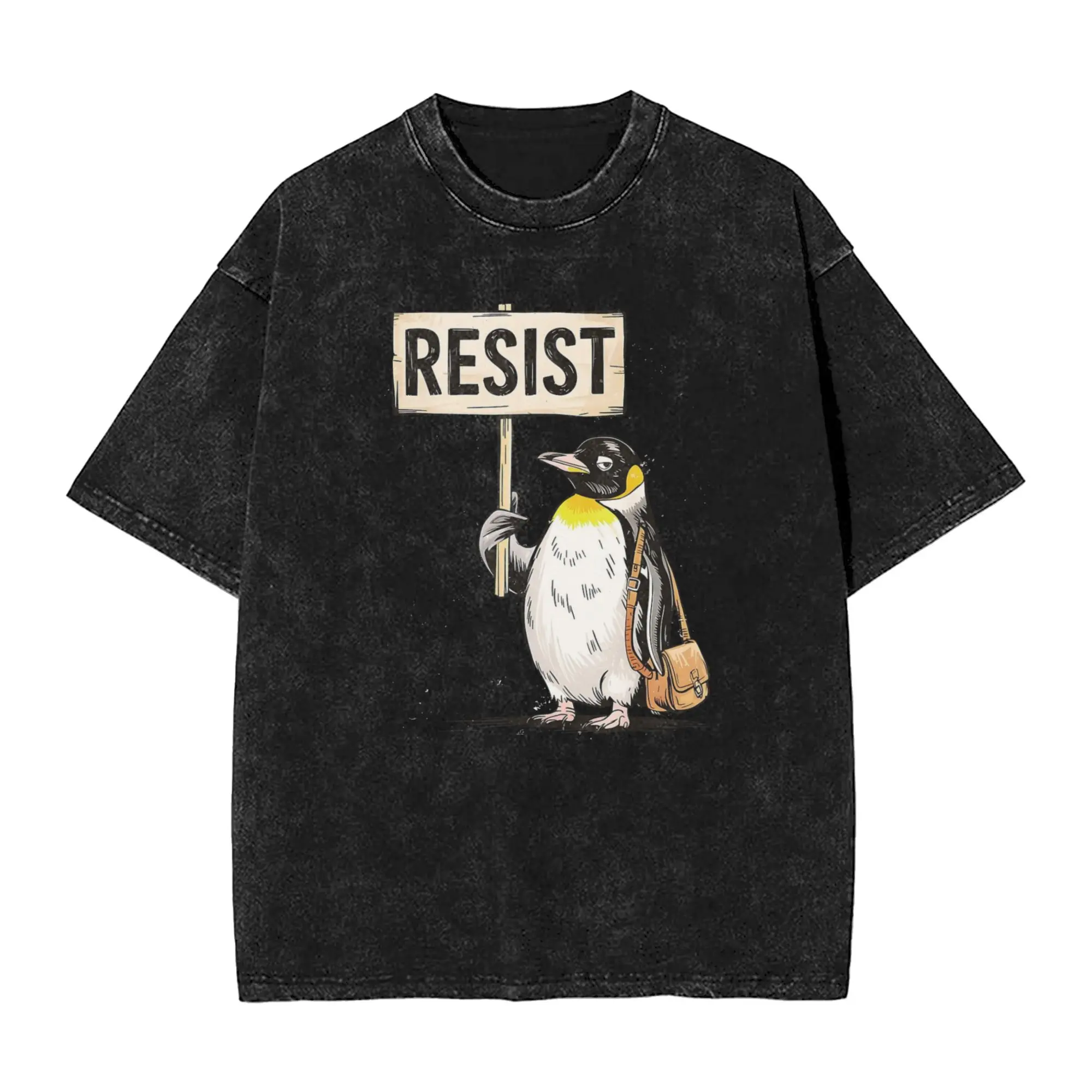 Футболки Resist Penguins Anti Tariff, потертые футболки с короткими рукавами в стиле хип-хоп, уличные футболки в стиле ретро для мужчин и женщин, уличные футболки
Футболки Resist Penguins Anti Tariff, потертые футболки с короткими рукавами в стиле хип-хоп, уличные футболки в стиле ретро для мужчин и женщин, уличные футболки