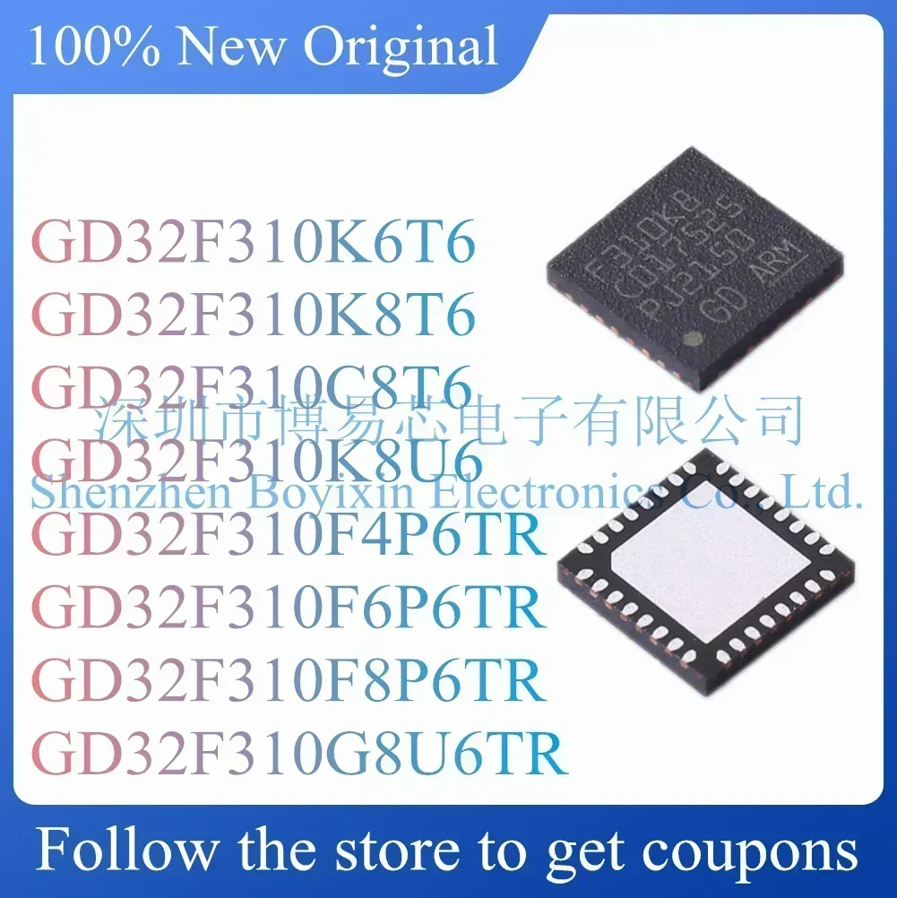 GD32F310K6T6 GD32F310K8T6 GD32F310C8T6 GD32F310K8U6 GD32F310F4P6 GD32F310F6P6 GD32F310F8P6 GD32F310G8U6 Standard version
GD32F310K6T6 GD32F310K8T6 GD32F310C8T6 GD32F310K8U6 GD32F310F4P6 GD32F310F6P6 GD32F310F8P6 GD32F310G8U6 Standard version