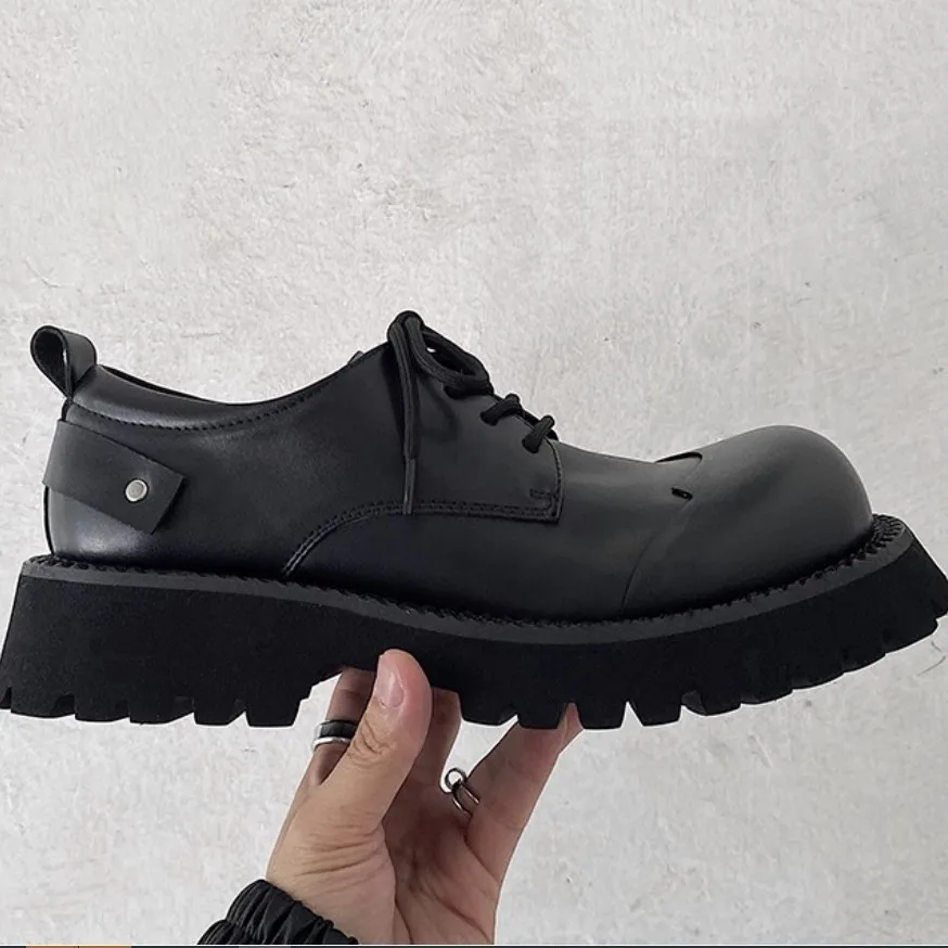 Men's Trendy 2025 Cowhide New Big Head Cleanfit Platform Vibe Height Casual Leather Derby Shoes
Men's Trendy 2025 Cowhide New Big Head Cleanfit Platform Vibe Height Casual Leather Derby Shoes