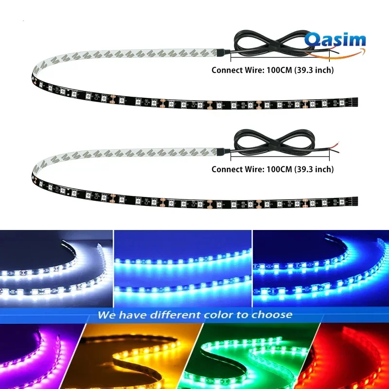 2Pcs 5050 36SMD 30CM 60CM Led Strip Light For Turn Signal DRL Driving Light for Car Motorcycle Boat RV Trailer Car Accessories
2Pcs 5050 36SMD 30CM 60CM Led Strip Light For Turn Signal DRL Driving Light for Car Motorcycle Boat RV Trailer Car Accessories