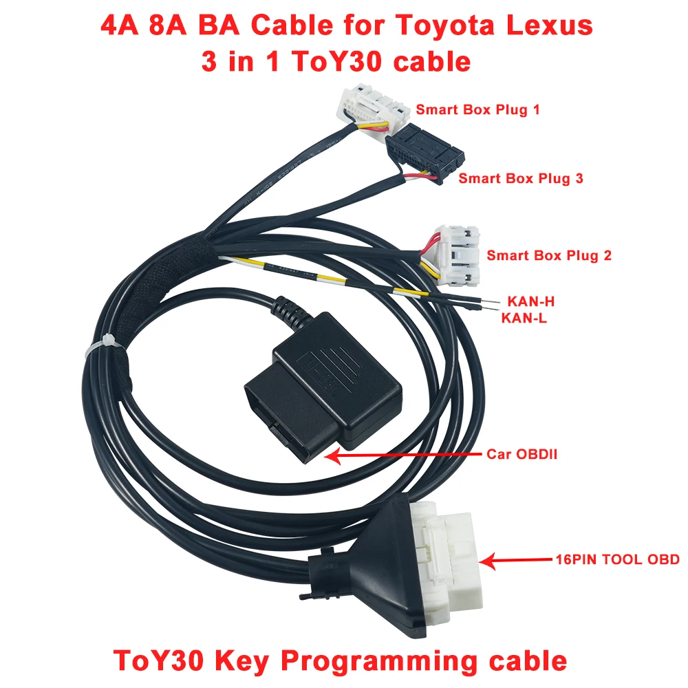 1 шт. TOY30 кабель 4A 8A BA разъем Smart Key кабель 16-контактный OBD кабель для Autel OBDSTAR K518 Xhorse Key Tool Plus для всех Toyota
1 шт. TOY30 кабель 4A 8A BA разъем Smart Key кабель 16-контактный OBD кабель для Autel OBDSTAR K518 Xhorse Key Tool Plus для всех Toyota