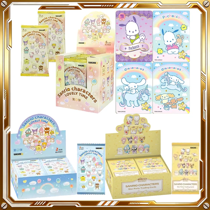 Коллекционные карточки VANCARD'S Sanrio: Милый и веселый набор Vol.2 «Звездная вечеринка», загадочная коробка, аниме-карточки для игры, подарки на день рождения и праздники для детей
Коллекционные карточки VANCARD'S Sanrio: Милый и веселый набор Vol.2 «Звездная вечеринка», загадочная коробка, аниме-карточки для игры, подарки на день рождения и праздники для детей