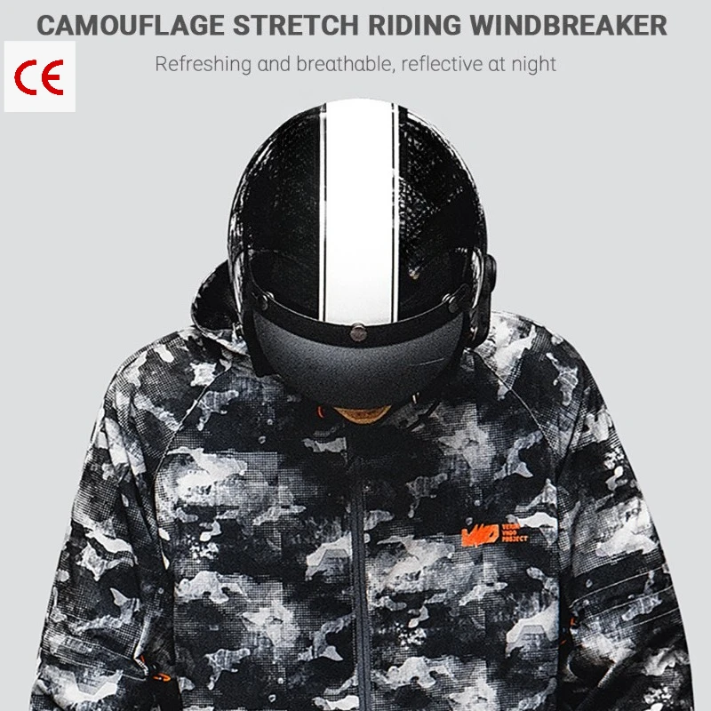 Motorcycle Outdoor Comfortable Breathableprotective Windbreaker Jacket with Builtin CE Protective Gear for Crash Protection Suit
Motorcycle Outdoor Comfortable Breathableprotective Windbreaker Jacket with Builtin CE Protective Gear for Crash Protection Suit