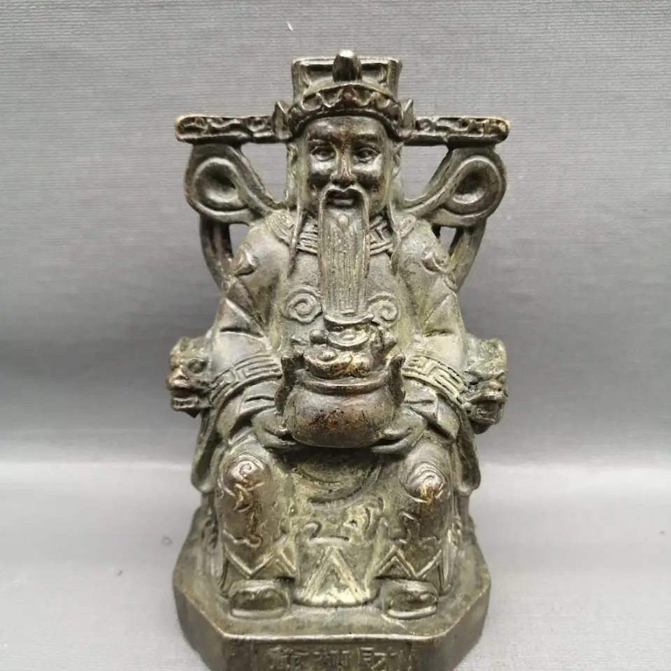 Old-fashioned pulp Daming Xuande annual system God of Wealth Wealth home ornaments nostalgic furnishings
Old-fashioned pulp Daming Xuande annual system God of Wealth Wealth home ornaments nostalgic furnishings