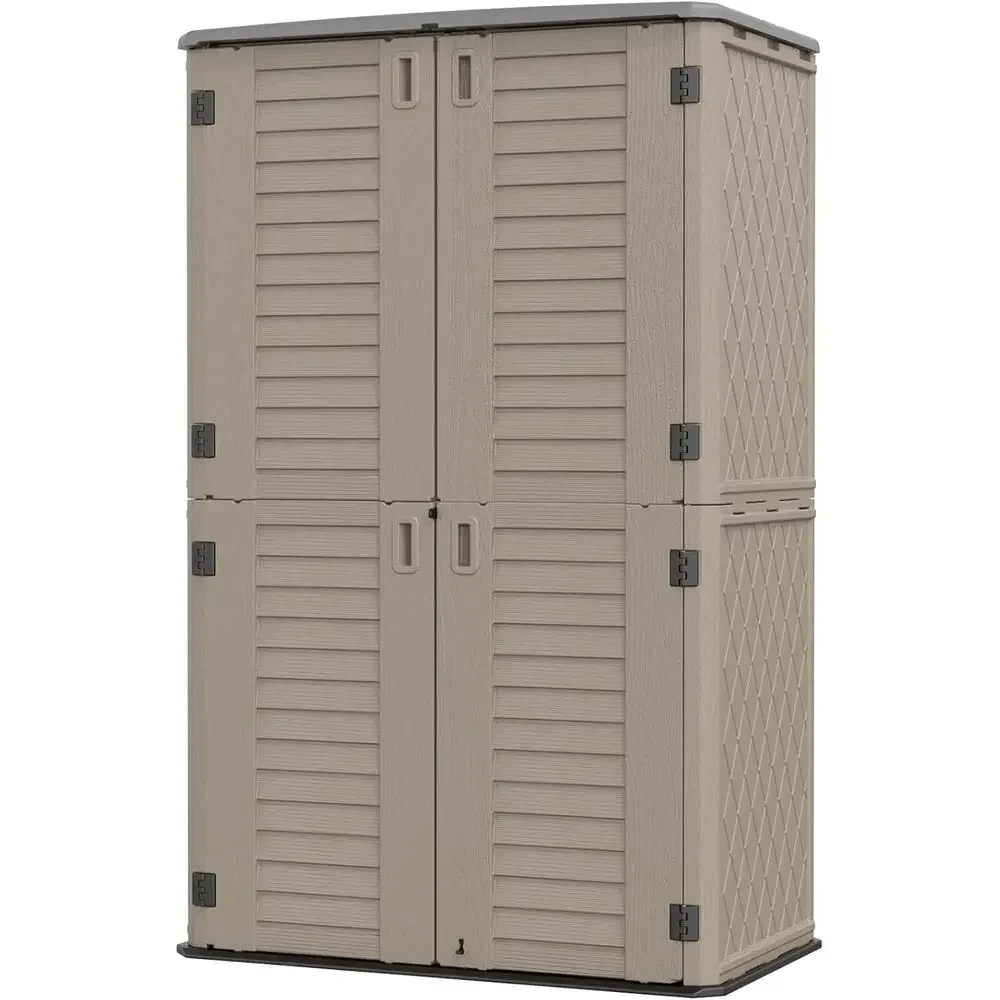 Weatherproof Outdoor Storage Cabinet for Lawnmowers, Garden Accessories, and More (53 cu ft)
Weatherproof Outdoor Storage Cabinet for Lawnmowers, Garden Accessories, and More (53 cu ft)