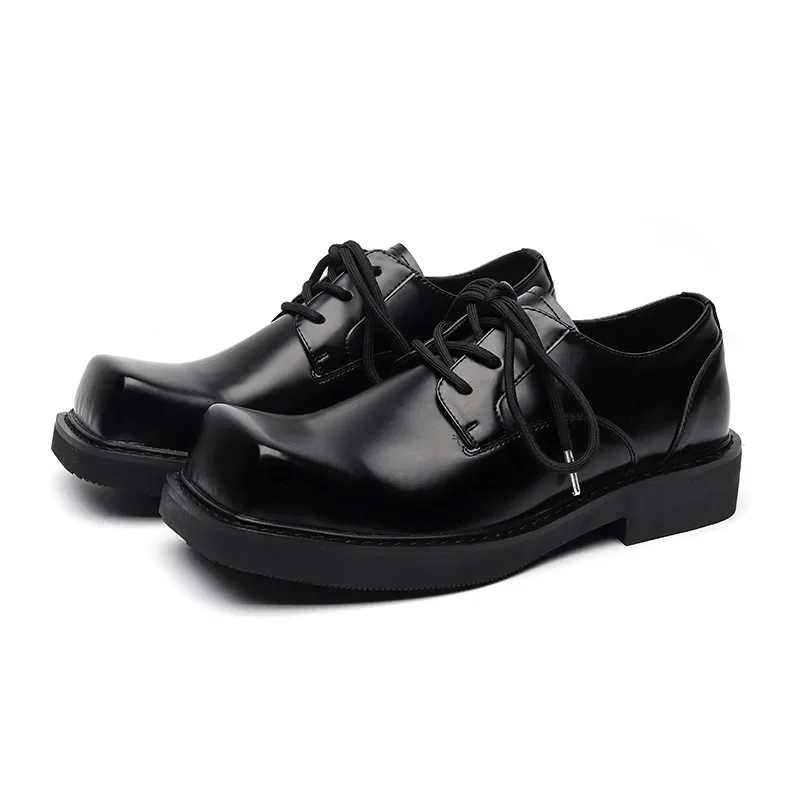 Luxury Men Black Fashion Casual Leather Square Shoes Dress Height Increasing Loafers Spring Autumn Designer Shoes Wedding Shoes
Luxury Men Black Fashion Casual Leather Square Shoes Dress Height Increasing Loafers Spring Autumn Designer Shoes Wedding Shoes