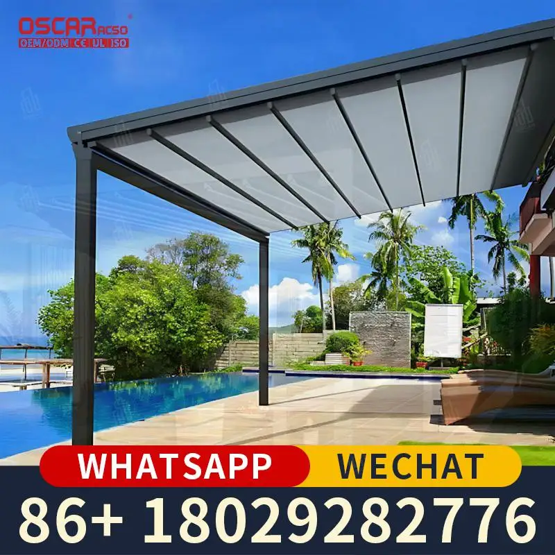 3x3 Outdoor Pergola Gazebo Aluminum Bioclimatic Retractable Roof Modern Design for Garden Patio Yard Outdoor Shade Shelter Pergo
3x3 Outdoor Pergola Gazebo Aluminum Bioclimatic Retractable Roof Modern Design for Garden Patio Yard Outdoor Shade Shelter Pergo