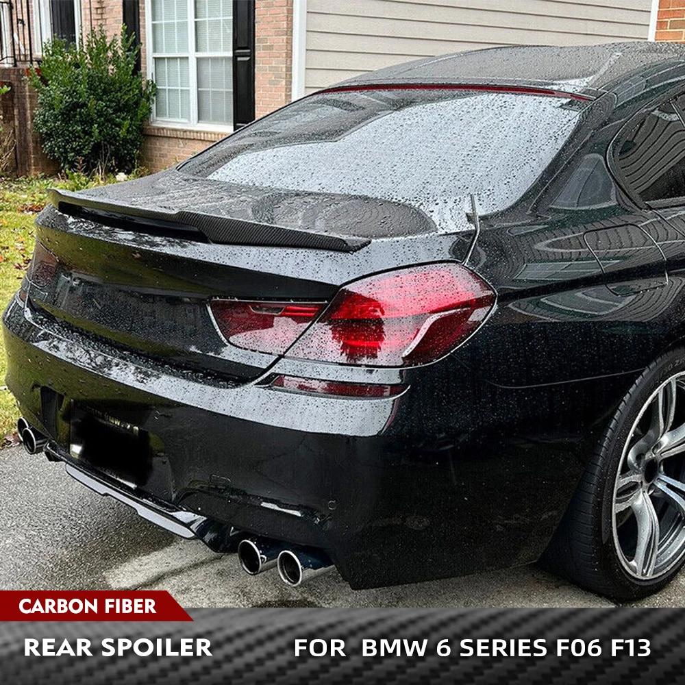 Спойлер багажника из углеродного волокна/FRP подходит для BMW 6 серии F06 F13 640i 650i M Sport M6 2012-2018 задняя крышка багажника Highkick Spoiler Lip
Спойлер багажника из углеродного волокна/FRP подходит для BMW 6 серии F06 F13 640i 650i M Sport M6 2012-2018 задняя крышка багажника Highkick Spoiler Lip