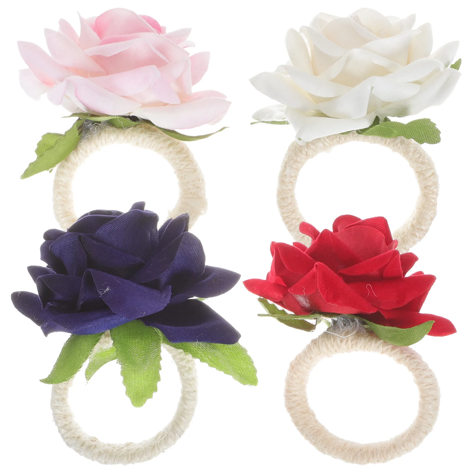 4Pcs Flower Napkin Rings Handmade Woven Hemp Cord Napkin Holders for Party Wedding Dinner Table Decorations Woven Serviette Ring
4Pcs Flower Napkin Rings Handmade Woven Hemp Cord Napkin Holders for Party Wedding Dinner Table Decorations Woven Serviette Ring