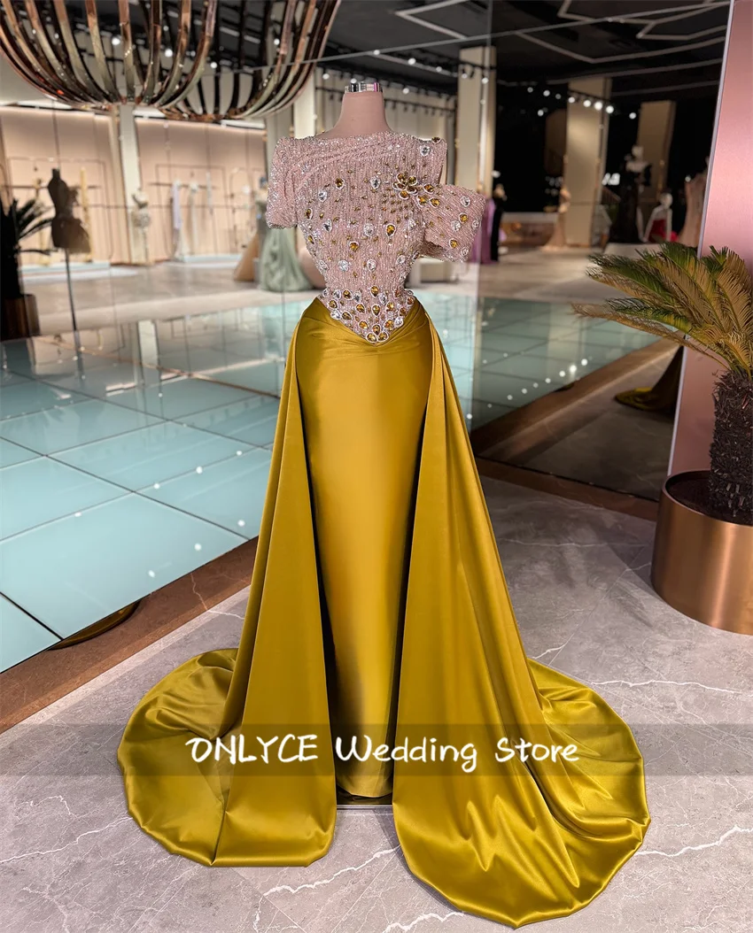 New Design Prom Dresses Diamonds Beading Evening Gown With Detachable Train Birthday Party Dress Vestidos Customized
New Design Prom Dresses Diamonds Beading Evening Gown With Detachable Train Birthday Party Dress Vestidos Customized