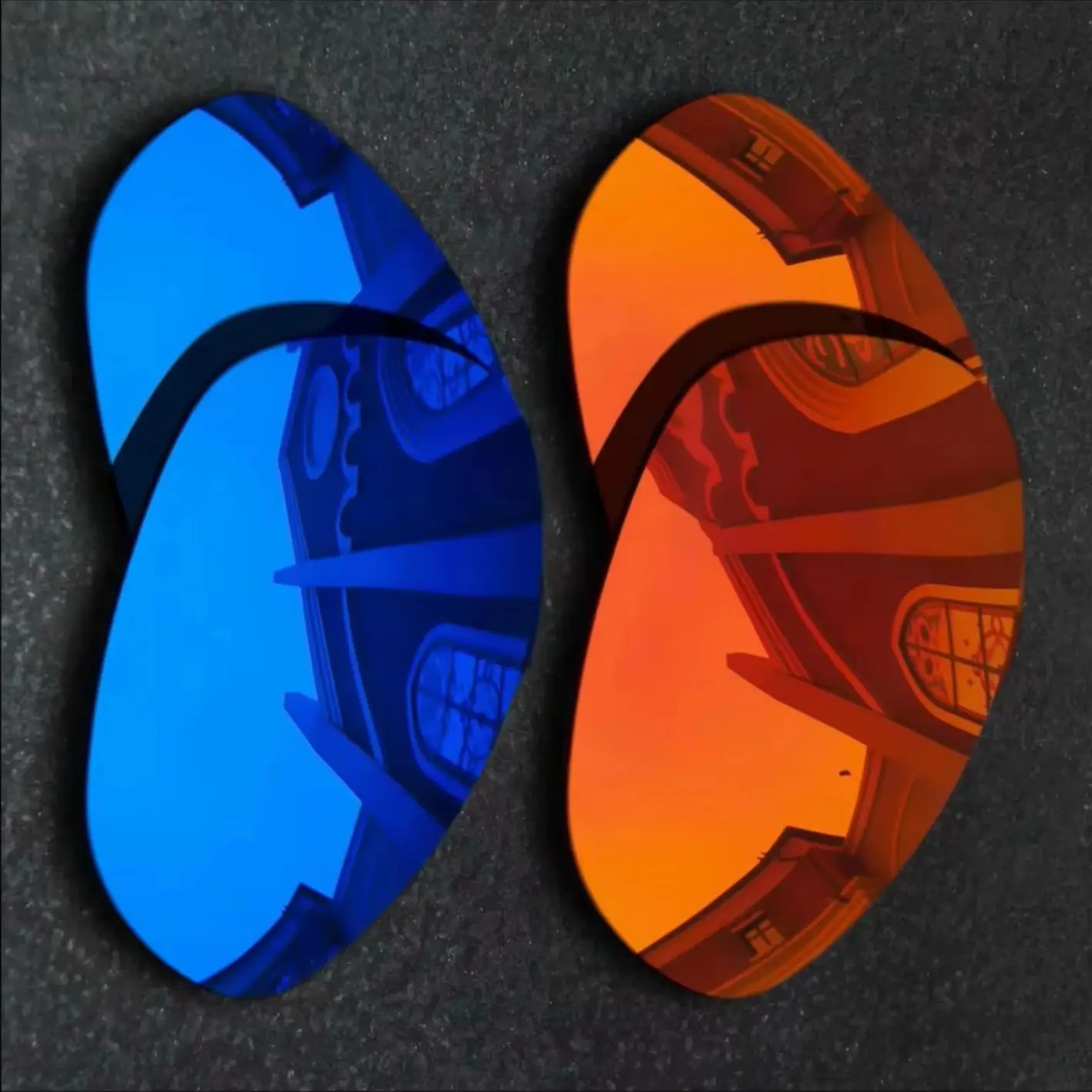 Red Orange&Violet Blue Anti-scratch Polarized Replacement Lenses for Oakley X Metal XX
Red Orange&Violet Blue Anti-scratch Polarized Replacement Lenses for Oakley X Metal XX