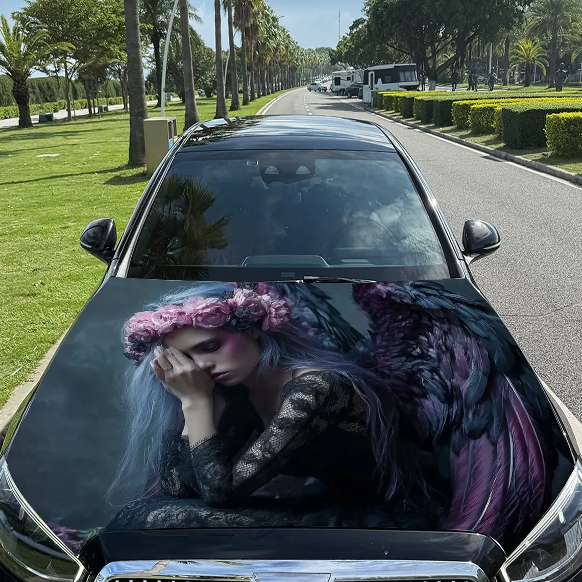 Фиолетовые крылатые готические наклейки на капот автомобиля для девочек, декоративная упаковочная бумага для автомобиля, смелый дизайн, украшения для Хэллоуина, автозапчасти Acce
Фиолетовые крылатые готические наклейки на капот автомобиля для девочек, декоративная упаковочная бумага для автомобиля, смелый дизайн, украшения для Хэллоуина, автозапчасти Acce