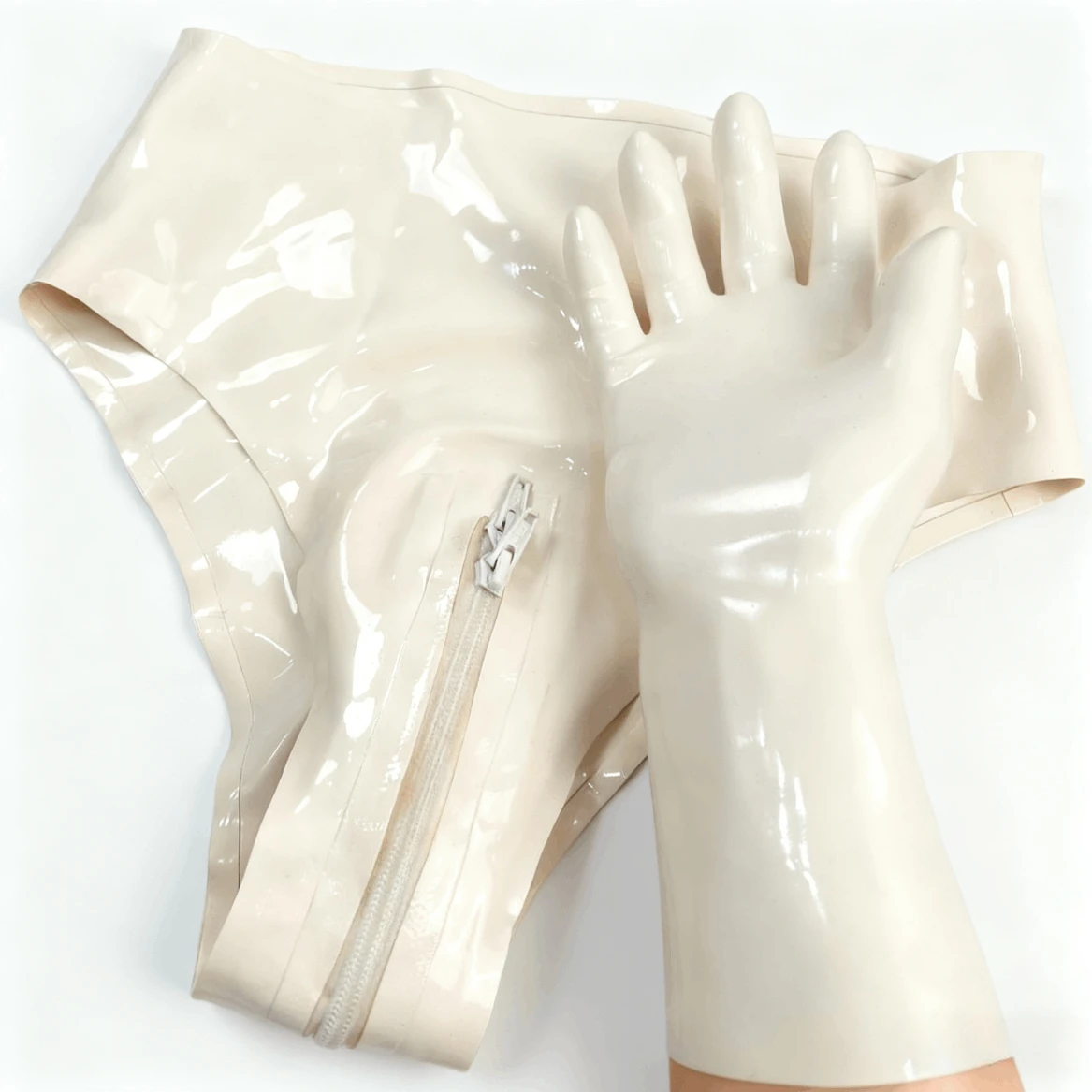 customized latex unisex fetish Underwear white latex gloves rubber Panties High Waist rubber zipper bodysuit female men
customized latex unisex fetish Underwear white latex gloves rubber Panties High Waist rubber zipper bodysuit female men