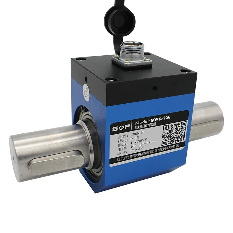 Rated Range 0.1~5NM Dynamic Torque Sensor Shaft Rotation Sensor Torque Transducer for Gearbox
Rated Range 0.1~5NM Dynamic Torque Sensor Shaft Rotation Sensor Torque Transducer for Gearbox