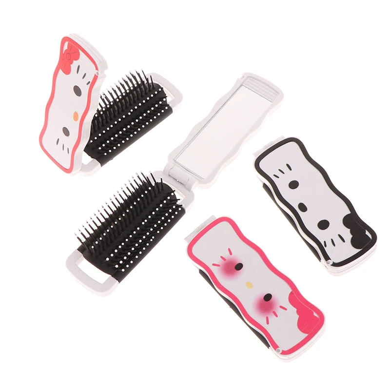 Sanrio Mini Hair Brush Folding Massage Comb Head Massage Anti-Static Portable Travel Hair Brush Girl Hair Combs With Mirror
Sanrio Mini Hair Brush Folding Massage Comb Head Massage Anti-Static Portable Travel Hair Brush Girl Hair Combs With Mirror