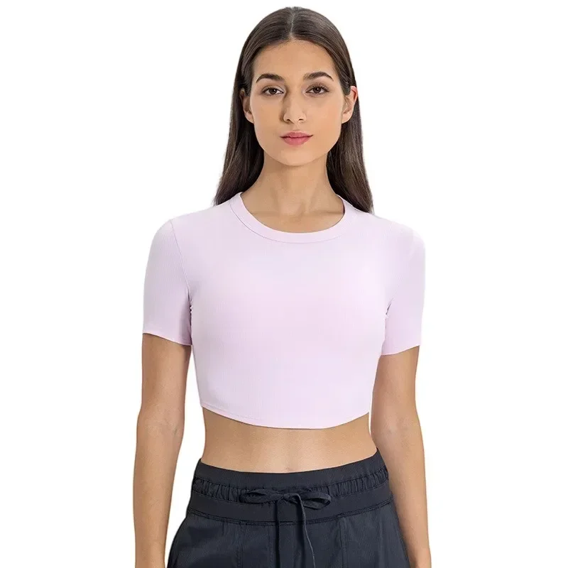 Lemon Women Ribbed Sports Shirts Yoga Short-sleeved T-shirt Breathable Quick-dry Running Fitness Top Gym Slim Active Top Tee
Lemon Women Ribbed Sports Shirts Yoga Short-sleeved T-shirt Breathable Quick-dry Running Fitness Top Gym Slim Active Top Tee