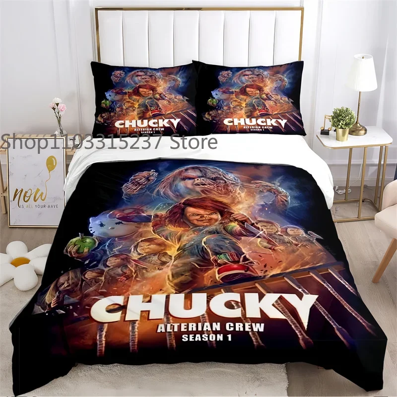CC-Chucky Movie LOGO Poster Children Duvet Cover Sets Printed Bedding Set Double Queen King Size 2/3pcs,Bettbezug
CC-Chucky Movie LOGO Poster Children Duvet Cover Sets Printed Bedding Set Double Queen King Size 2/3pcs,Bettbezug