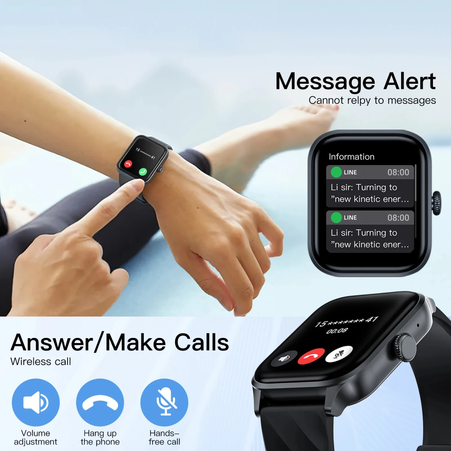 Active 1PCS BT Voice Calling Smart Watch 1.85in Heart Rate Monitor 100 Sports Modes Smartwatch Men Fitness Bracelet
Active 1PCS BT Voice Calling Smart Watch 1.85in Heart Rate Monitor 100 Sports Modes Smartwatch Men Fitness Bracelet