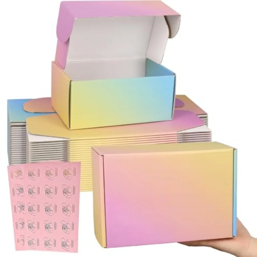 Shipping Boxes for Packaging 9x6x4", 30 Pack Corrugated Cardboard Boxes, Medium Mailing Boxes for Small Business
Shipping Boxes for Packaging 9x6x4", 30 Pack Corrugated Cardboard Boxes, Medium Mailing Boxes for Small Business