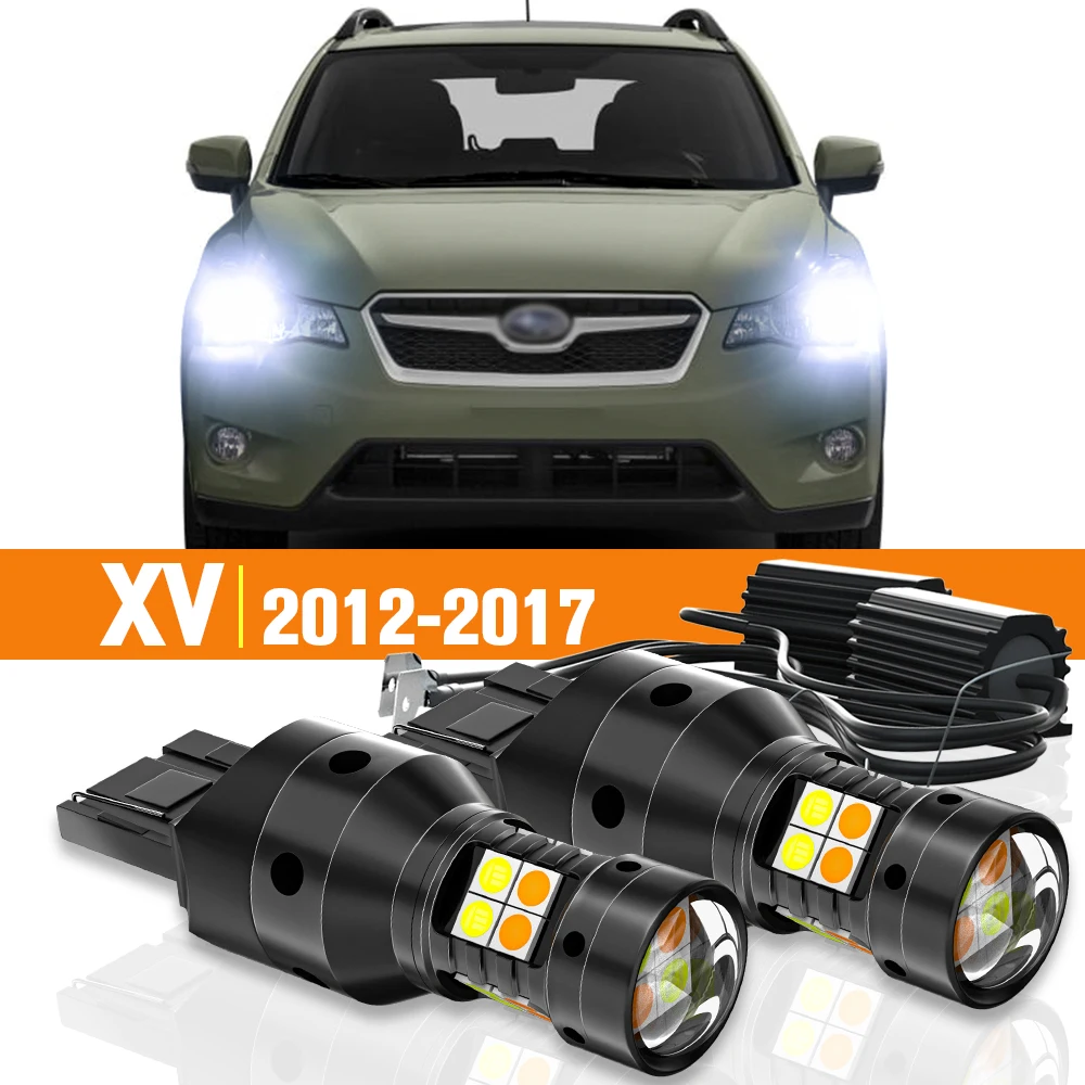 2pcs LED Dual Mode Turn Signal+Daytime Running Light DRL For Subaru XV 2012-2017 2013 2014 2015 2016 Accessories Canbus
2pcs LED Dual Mode Turn Signal+Daytime Running Light DRL For Subaru XV 2012-2017 2013 2014 2015 2016 Accessories Canbus