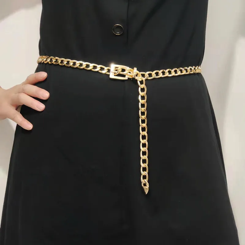 European and American cross-border jewelry simple thick chain fashion belt body chain personalized punk metal chain single-layer
European and American cross-border jewelry simple thick chain fashion belt body chain personalized punk metal chain single-layer
