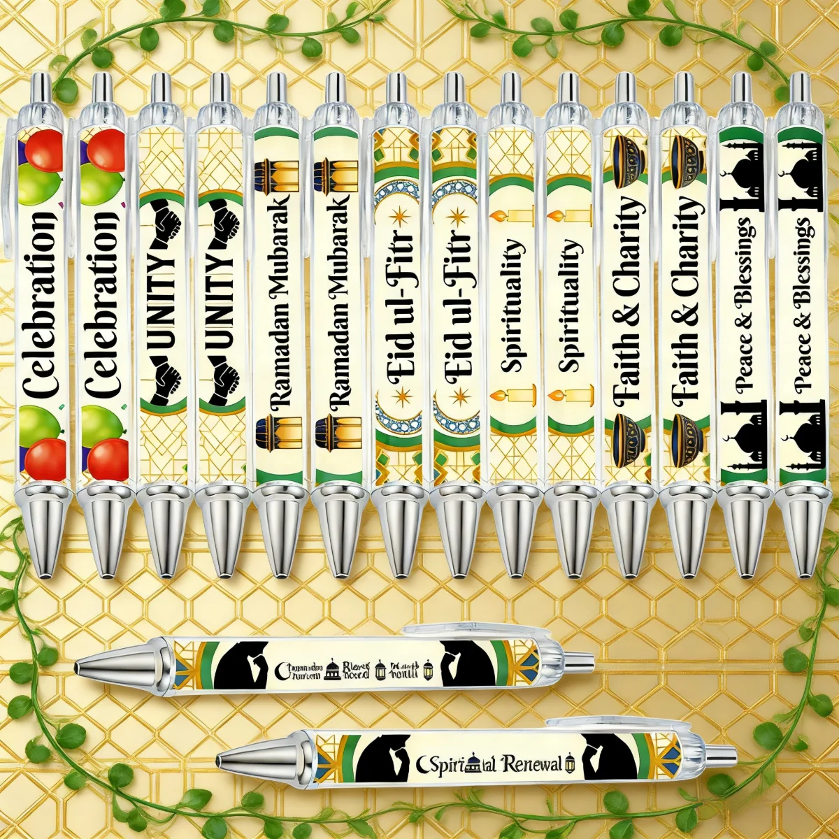 8/16 шт. креативных шариковых ручек с узором в виде фонаря, мусульманские подарочные канцелярские ручки, ручки для праздничных подарков и благословений
8/16 шт. креативных шариковых ручек с узором в виде фонаря, мусульманские подарочные канцелярские ручки, ручки для праздничных подарков и благословений
