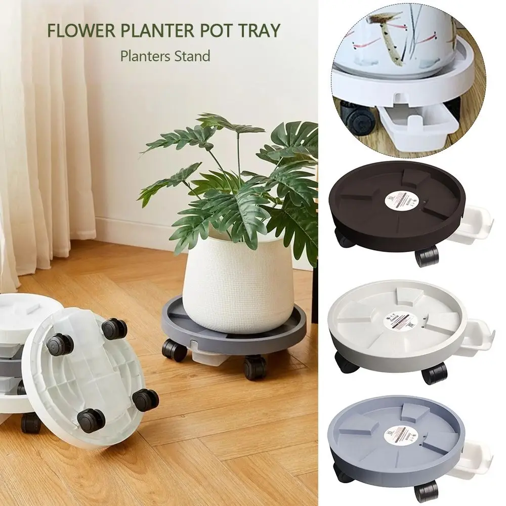 Home Plastic Water Receiving Chassis Mobile Breathable Base Universal Wheels Thick Planters Stand Garden Supplies
Home Plastic Water Receiving Chassis Mobile Breathable Base Universal Wheels Thick Planters Stand Garden Supplies