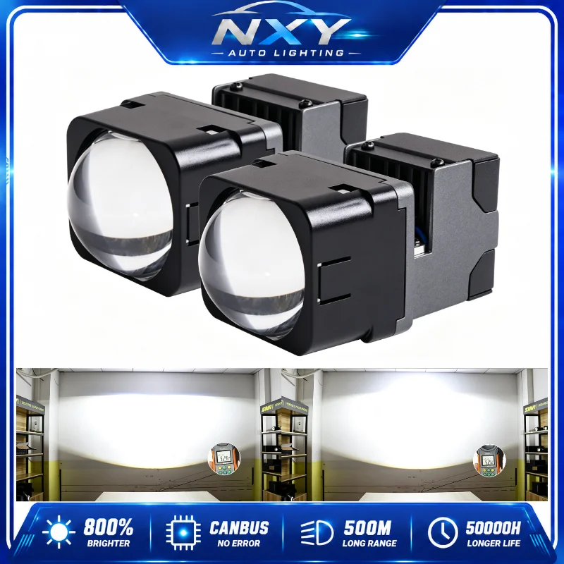 NXY M5 1.5 Inch Bi LED Projector Lens Module Laser Headlight Hi Lo Beam Retrofit Upgrade Car Lamp Super Bright 12V Canbus H4 H7
NXY M5 1.5 Inch Bi LED Projector Lens Module Laser Headlight Hi Lo Beam Retrofit Upgrade Car Lamp Super Bright 12V Canbus H4 H7