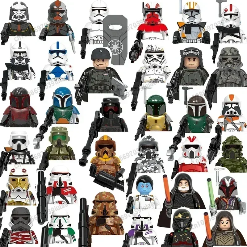 HEROCROSS STAR WARS: Мини-фигурка робота-солдата-штурмовика Империи 501-го отряда, конструктор, игрушка, подарок
HEROCROSS STAR WARS: Мини-фигурка робота-солдата-штурмовика Империи 501-го отряда, конструктор, игрушка, подарок