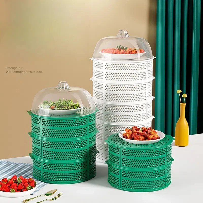 Storage Rack Cover Transparent Dustproof Multi-layer Cover Leftover Cover Multi-function Household Vegetable Cover Household
Storage Rack Cover Transparent Dustproof Multi-layer Cover Leftover Cover Multi-function Household Vegetable Cover Household