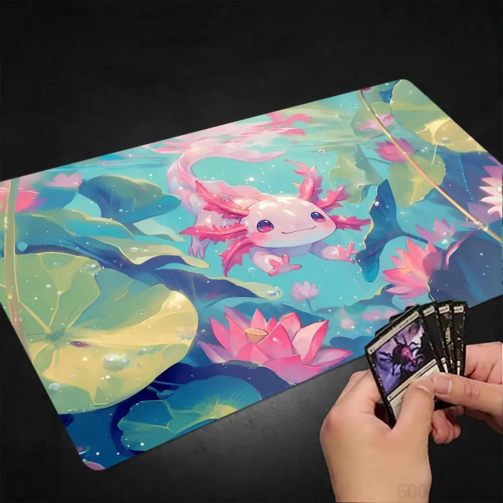 Cute Pink Axolotl Magic Party Game Mat Durable Rubber for MTG&TCG Games cm Mouse Pad Offices Desk Mats Friendly Design
Cute Pink Axolotl Magic Party Game Mat Durable Rubber for MTG&TCG Games cm Mouse Pad Offices Desk Mats Friendly Design