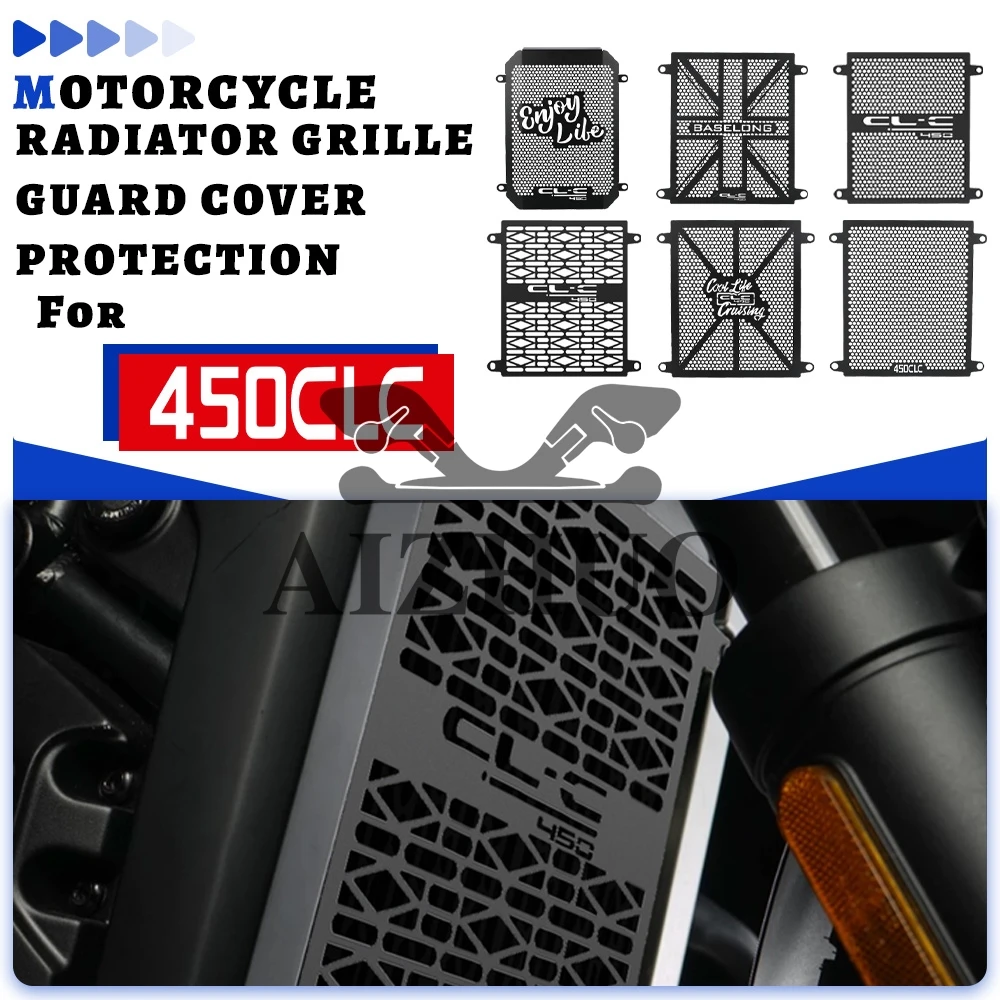 ДЛЯ CFMOTO CLC450 Bobber 450CL-C аксессуары для мотоциклов, решетка радиатора, защитная крышка 450 CLC CL-C, защита бака для воды
ДЛЯ CFMOTO CLC450 Bobber 450CL-C аксессуары для мотоциклов, решетка радиатора, защитная крышка 450 CLC CL-C, защита бака для воды