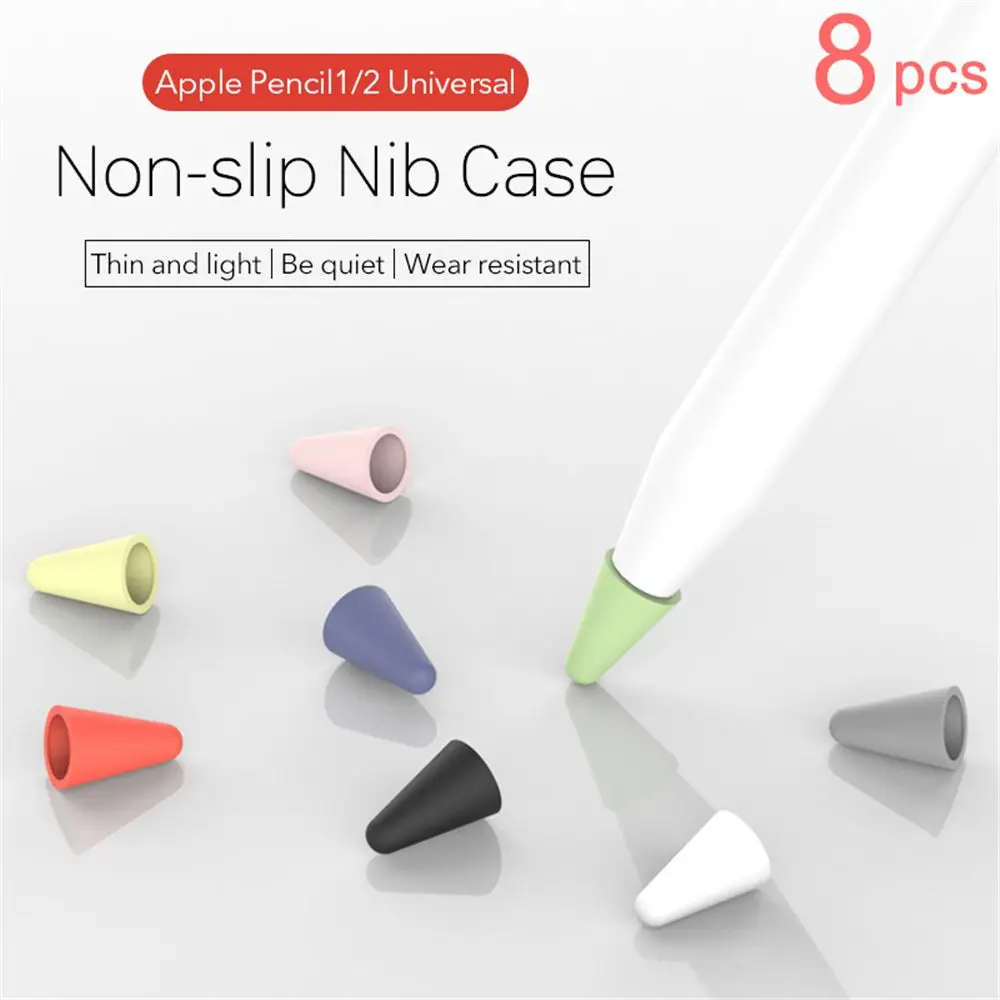 Spare Replacement Non Slip Nib Protector Friction Smooth Tips Tip Cover Case Sleeve Wrap For Apple Pencil 1 2 iPad Pro Mini Air 
Spare Replacement Non Slip Nib Protector Friction Smooth Tips Tip Cover Case Sleeve Wrap For Apple Pencil 1 2 iPad Pro Mini Air