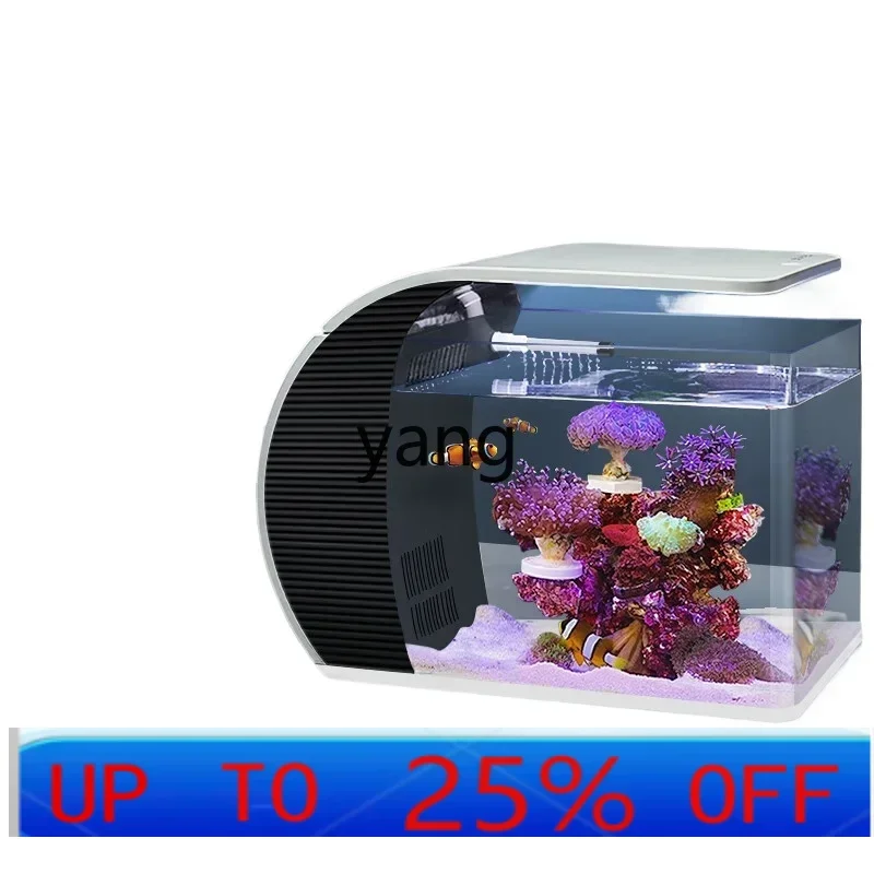 LHH curved desktop small integrated water-free water filter aquatic ecological tank ultra-white glass
LHH curved desktop small integrated water-free water filter aquatic ecological tank ultra-white glass