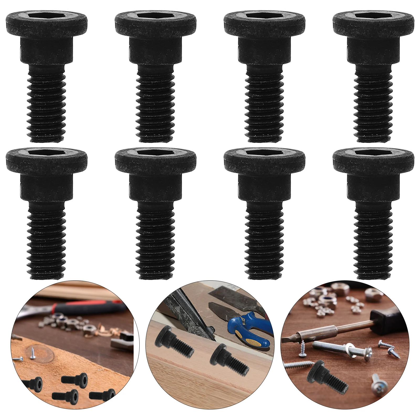 10pcs M2.5 Black Socket Head Cap Screws Carbon Steel Full Thread Fasteners For Machine Repair Equipment Furniture Connecting
10pcs M2.5 Black Socket Head Cap Screws Carbon Steel Full Thread Fasteners For Machine Repair Equipment Furniture Connecting