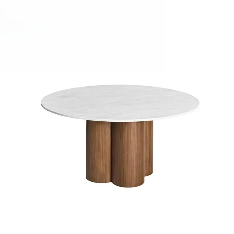 Contemporary Round Wooden Walnut Dining Table Luxury Furniture Nordic Restaurant Kitchen Natural Marble Dining Table and
Contemporary Round Wooden Walnut Dining Table Luxury Furniture Nordic Restaurant Kitchen Natural Marble Dining Table and