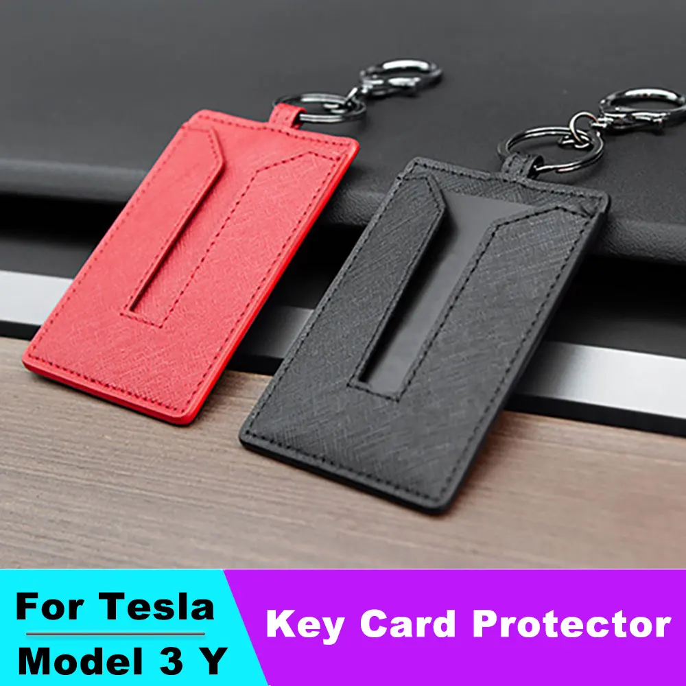For Tesla Model 3 Y Car Leather Key Card Protector Cover Key Card Holder Car Accessories Keychain Clip Card Holder
For Tesla Model 3 Y Car Leather Key Card Protector Cover Key Card Holder Car Accessories Keychain Clip Card Holder