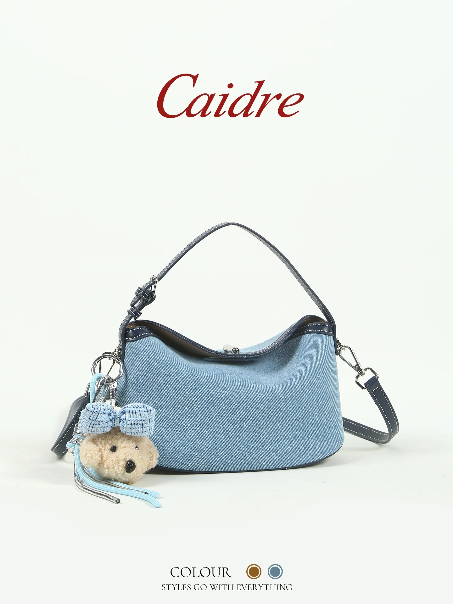 Caidre Women's Small Crossbody Dumpling Bag Denim Handbag Casual Commuter Bag Single Shoulder Soft Handle Medium Size C...
Caidre Women's Small Crossbody Dumpling Bag Denim Handbag Casual Commuter Bag Single Shoulder Soft Handle Medium Size C...