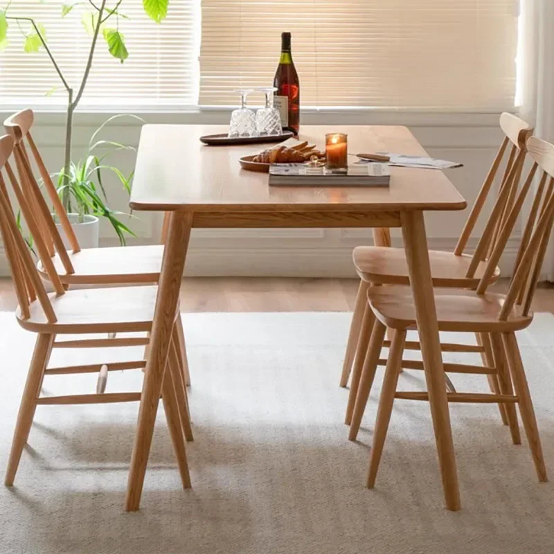 Wooden Minimalist Dining Table Simple Nordic Living Room Dining Table Rectangle Design Mesa De Comedor Garden Furniture Sets
Wooden Minimalist Dining Table Simple Nordic Living Room Dining Table Rectangle Design Mesa De Comedor Garden Furniture Sets