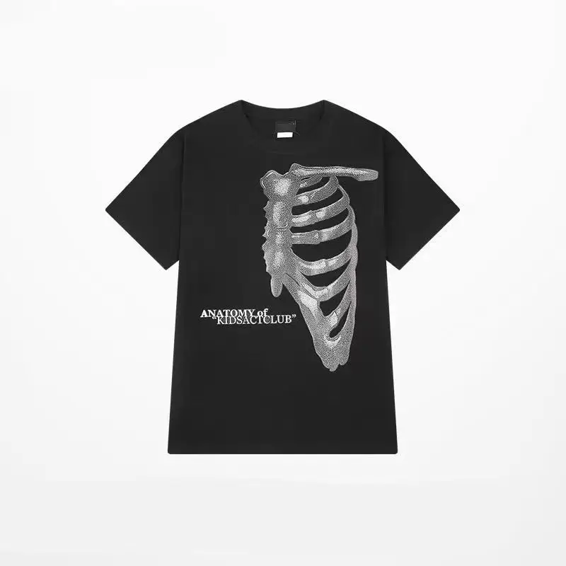 European and American high street style short sleeved T-shirts for men and women trendy brands, American retro style summer ins
European and American high street style short sleeved T-shirts for men and women trendy brands, American retro style summer ins