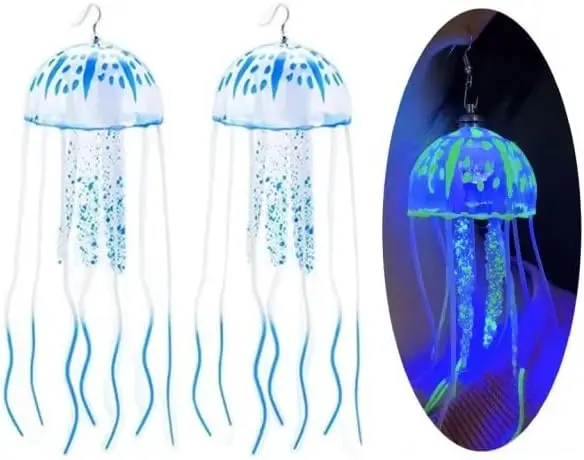 LED Light Up jellyfish earring, Projecting Disco Ball, Women Funny Lovely Gift, Birthday Party Rave Night Club Jewelry (blue)
LED Light Up jellyfish earring, Projecting Disco Ball, Women Funny Lovely Gift, Birthday Party Rave Night Club Jewelry (blue)