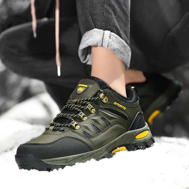Men Waterproof Hiking Shoes Non Slip Rubber Sole OutdoorTrekking Boots Wear Resistant MountainClimbing Sports Sneakers Plus Size
Men Waterproof Hiking Shoes Non Slip Rubber Sole OutdoorTrekking Boots Wear Resistant MountainClimbing Sports Sneakers Plus Size
