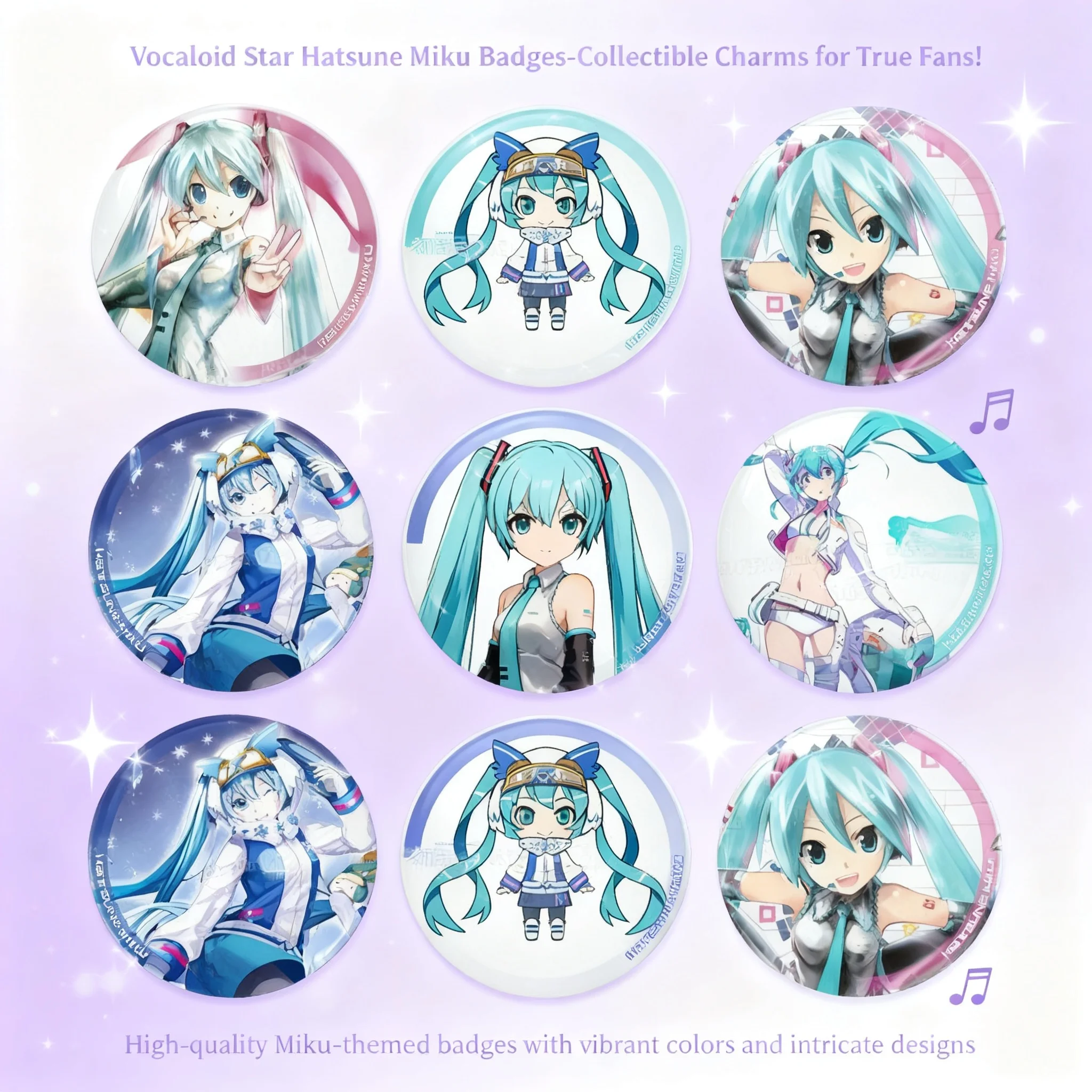 Hatsune Miku Anime Badge Pin Set 9 Styles Brooch Bag Charm Keychain Mirror Cosplay Accessories Gift for Fans Mascot Collection
Hatsune Miku Anime Badge Pin Set 9 Styles Brooch Bag Charm Keychain Mirror Cosplay Accessories Gift for Fans Mascot Collection