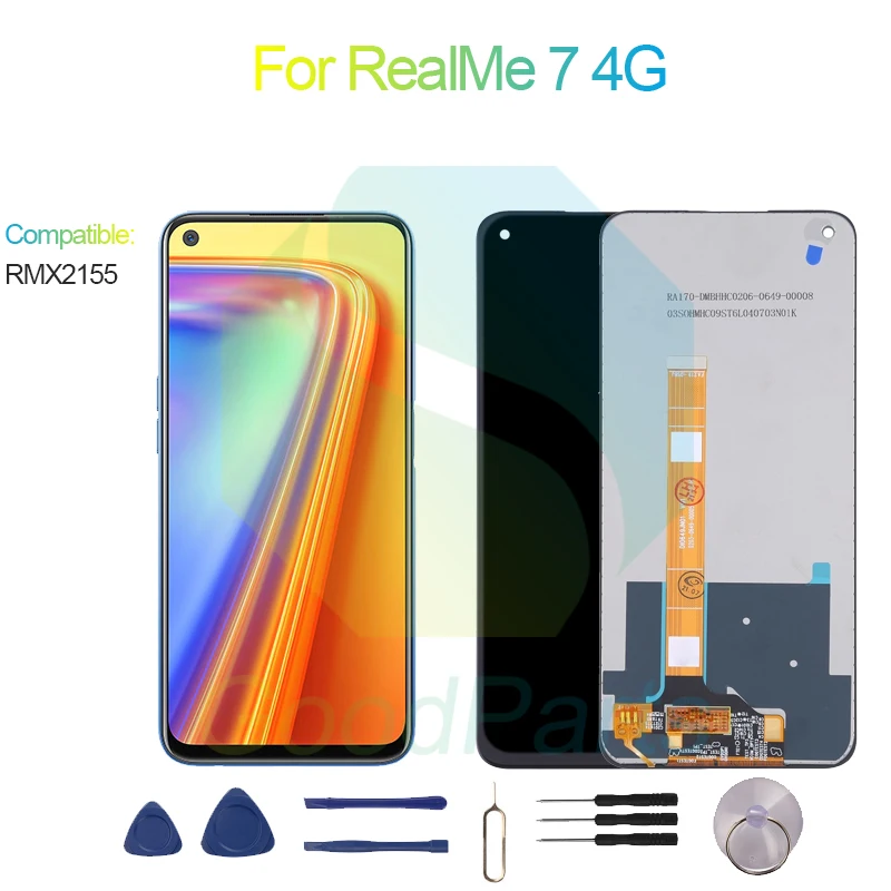 For RealMe 7 LCD Display Screen 6.5" RMX2155 For RealMe 7 Touch Digitizer Assembly Replacement
For RealMe 7 LCD Display Screen 6.5" RMX2155 For RealMe 7 Touch Digitizer Assembly Replacement
