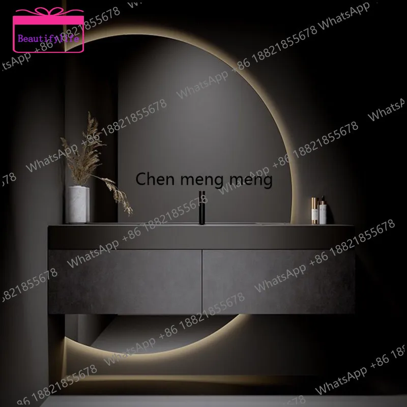 YL Bathroom Furniture Italian Style Bathroom Cabinet Smart Light Luxury Washbasin Cabinet Combination Solid Wood Wall Mounted Sl
YL Bathroom Furniture Italian Style Bathroom Cabinet Smart Light Luxury Washbasin Cabinet Combination Solid Wood Wall Mounted Sl