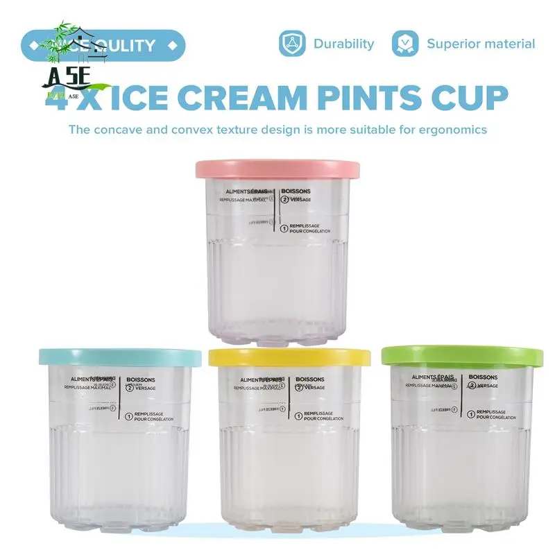 A05E-4PCS чашка для мороженого для Ninja Creami NC500 NC501 контейнеры для хранения мороженого морозильная камера
A05E-4PCS чашка для мороженого для Ninja Creami NC500 NC501 контейнеры для хранения мороженого морозильная камера