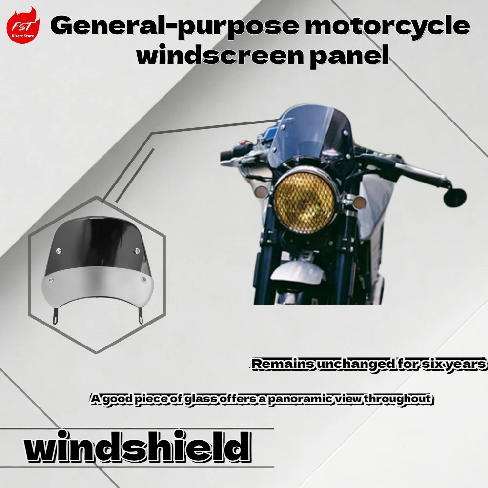 Universal Retro Headlight Windshield Cover for Motorcycle Electric Scooter Modified Front Light Guard
Universal Retro Headlight Windshield Cover for Motorcycle Electric Scooter Modified Front Light Guard