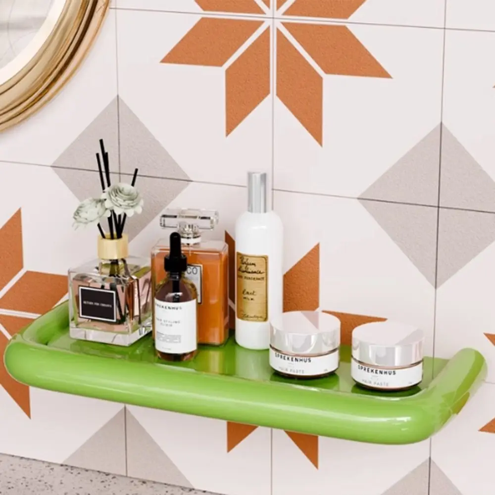 Dopamine Bathroom Storage Shelf Drainable Sturdy Wall Hanging Storage Rack High Quality Free Punch Toiletries Organizer Toilet
Dopamine Bathroom Storage Shelf Drainable Sturdy Wall Hanging Storage Rack High Quality Free Punch Toiletries Organizer Toilet