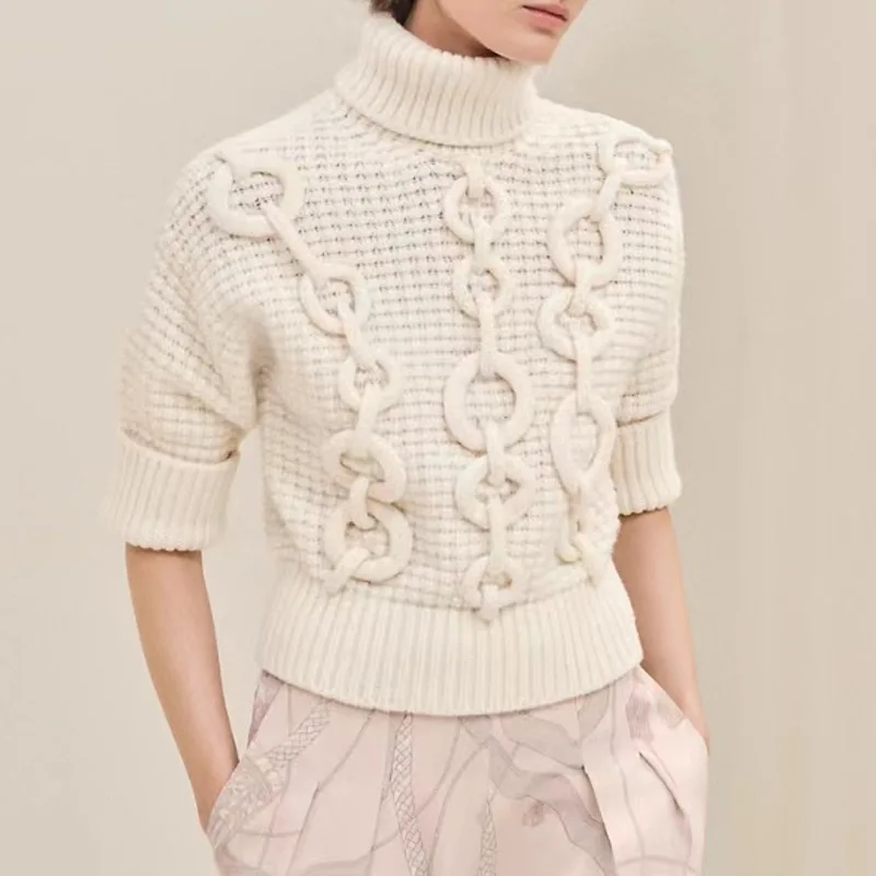 23FW new fashion 100% cashmere knitting knitted embroidery long sleeve sweater pullover designer for women
23FW new fashion 100% cashmere knitting knitted embroidery long sleeve sweater pullover designer for women