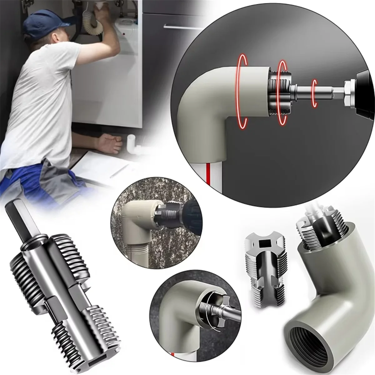 A002 8 шт. 4 точки 6 точек PPR Водопровод Открывалка для внутренней резьбы PPR Устройство для заправки труб Коническая труба Резьбовой кран ПВХ Пластиковая труба
A002 8 шт. 4 точки 6 точек PPR Водопровод Открывалка для внутренней резьбы PPR Устройство для заправки труб Коническая труба Резьбовой кран ПВХ Пластиковая труба